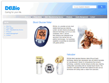 Tablet Screenshot of delbio.com.tw